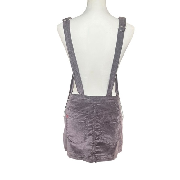 BDG Urban Outfitters NWT Purple Velvet Overall Mini Skirt Dress Size XS - Picture 4 of 11